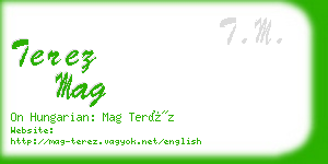 terez mag business card